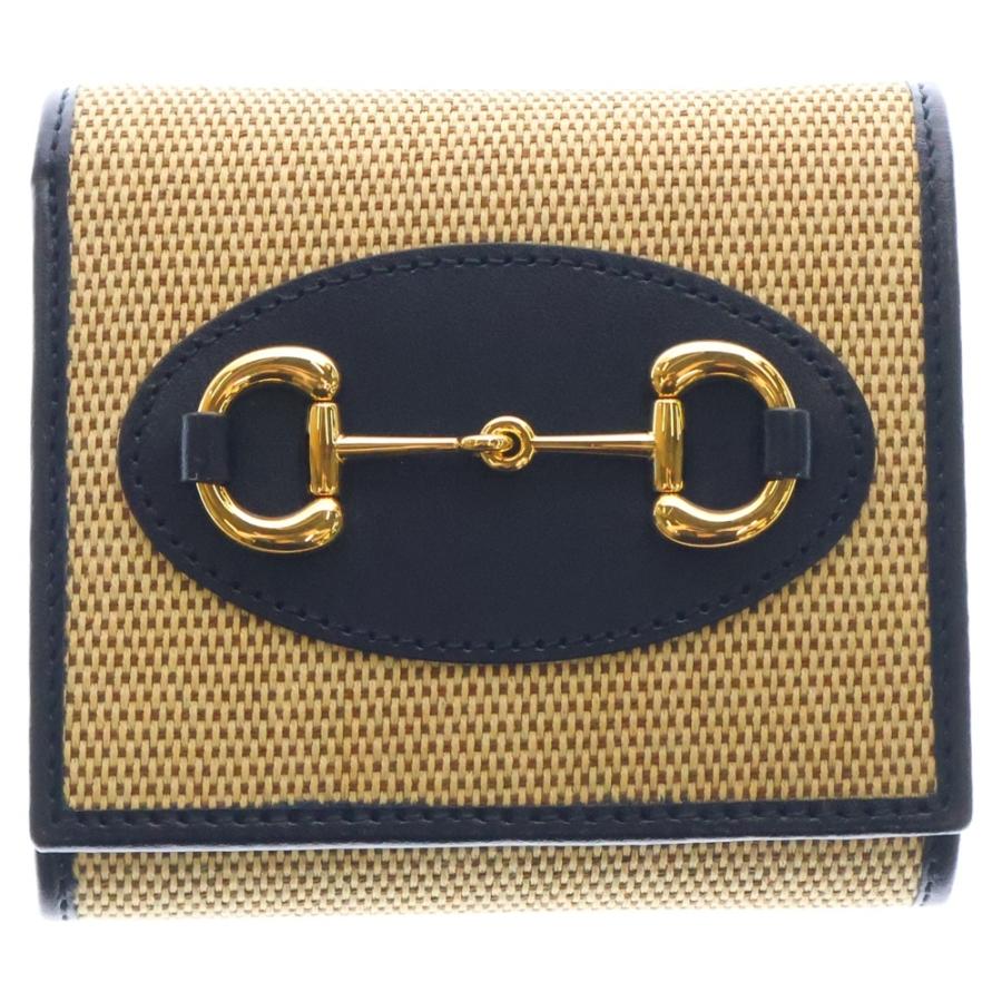 GUCCI グッチ ホースビット 2つ折りコンパクトウォレット 財布  