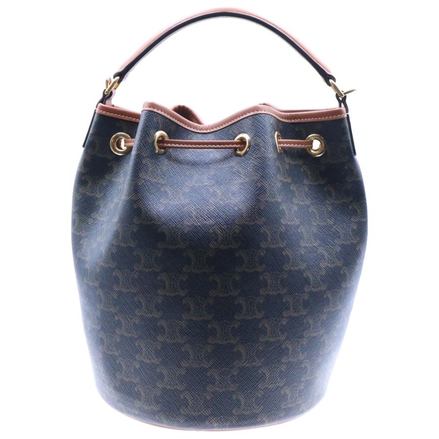 CELINE セリーヌ トリオンフ クララ 2WAY レザー ハンドバッグ