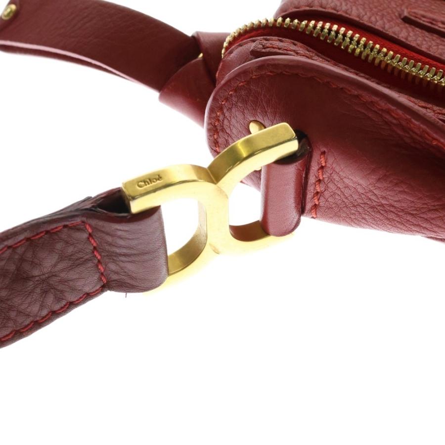 美品✨クロエ マーシー レザー ショルダーバッグ ゴールド金具 レッド Chloe（クロエ） マーシー ショルダーバッグ 斜め掛けバッグ レッド