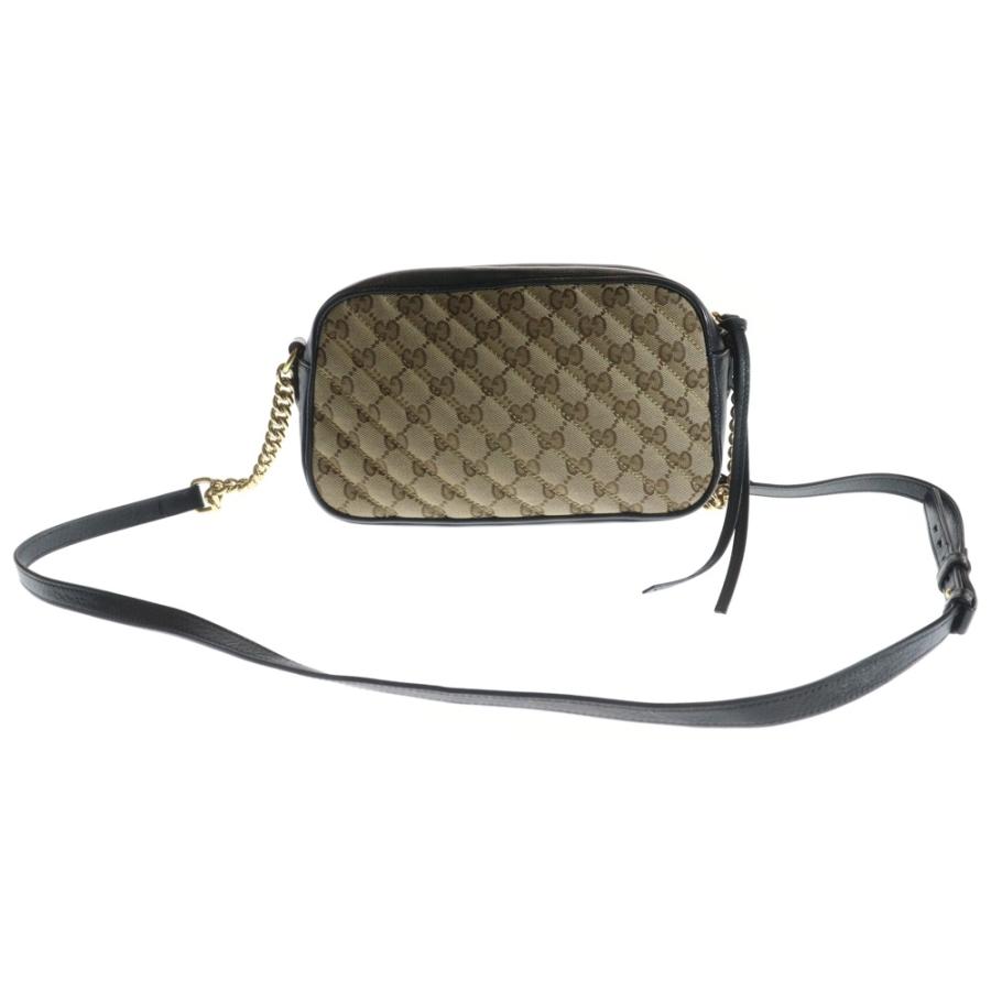 GUCCI（グッチ） GGマーモント レザー切替キルティングチェーン