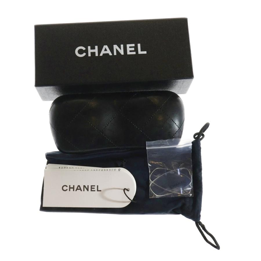 CHANEL シャネル　メガネ　リボン付き　イタリア製 CHANEL シャネル ココマーク カメリア リボン スクエアフレーム