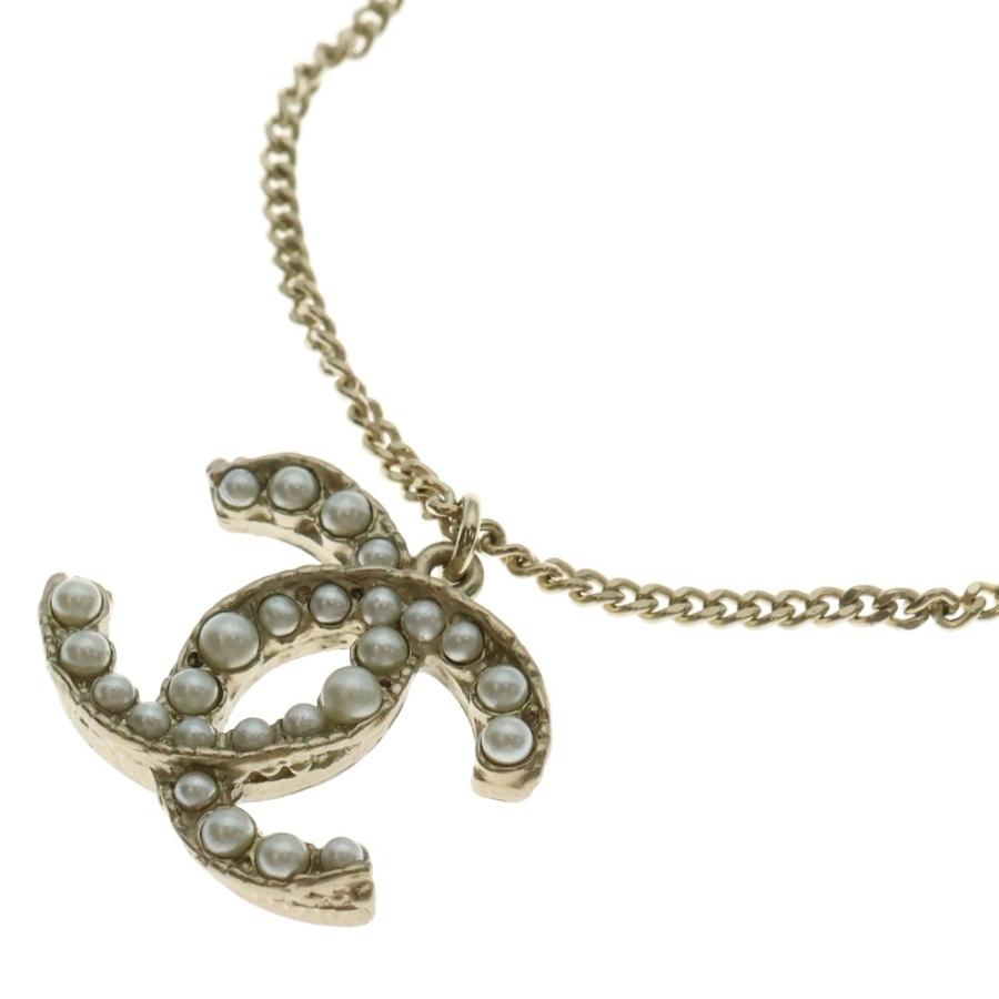 CHANEL（シャネル） ココマーク フェイクパール ネックレス ペンダント