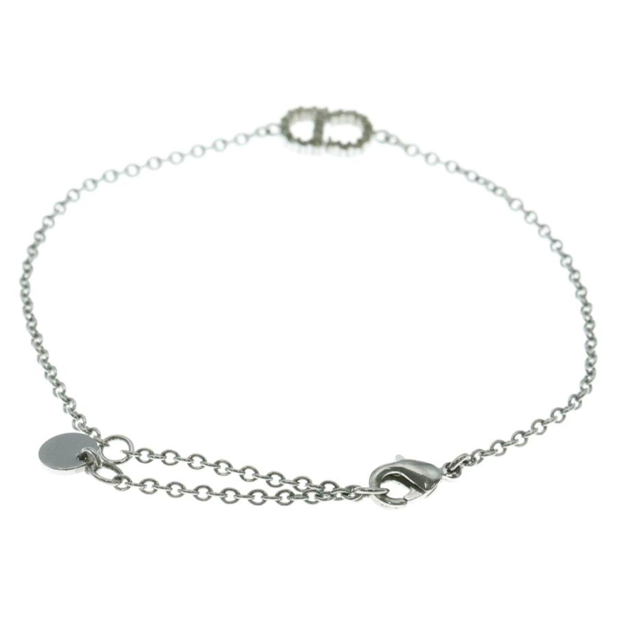 Christian Dior クリスチャンディオール CDロゴ ラインストーン