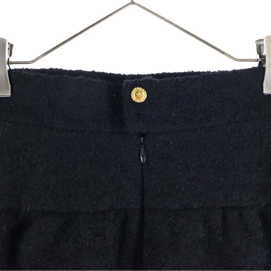 CHANEL（シャネル） ココボタン モヘア スカート ブラック : BRING