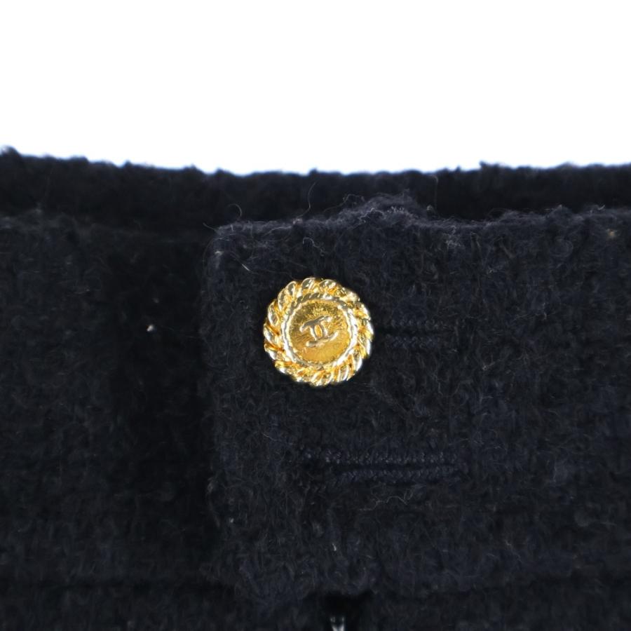 CHANEL（シャネル） ココボタン モヘア スカート ブラック : BRING
