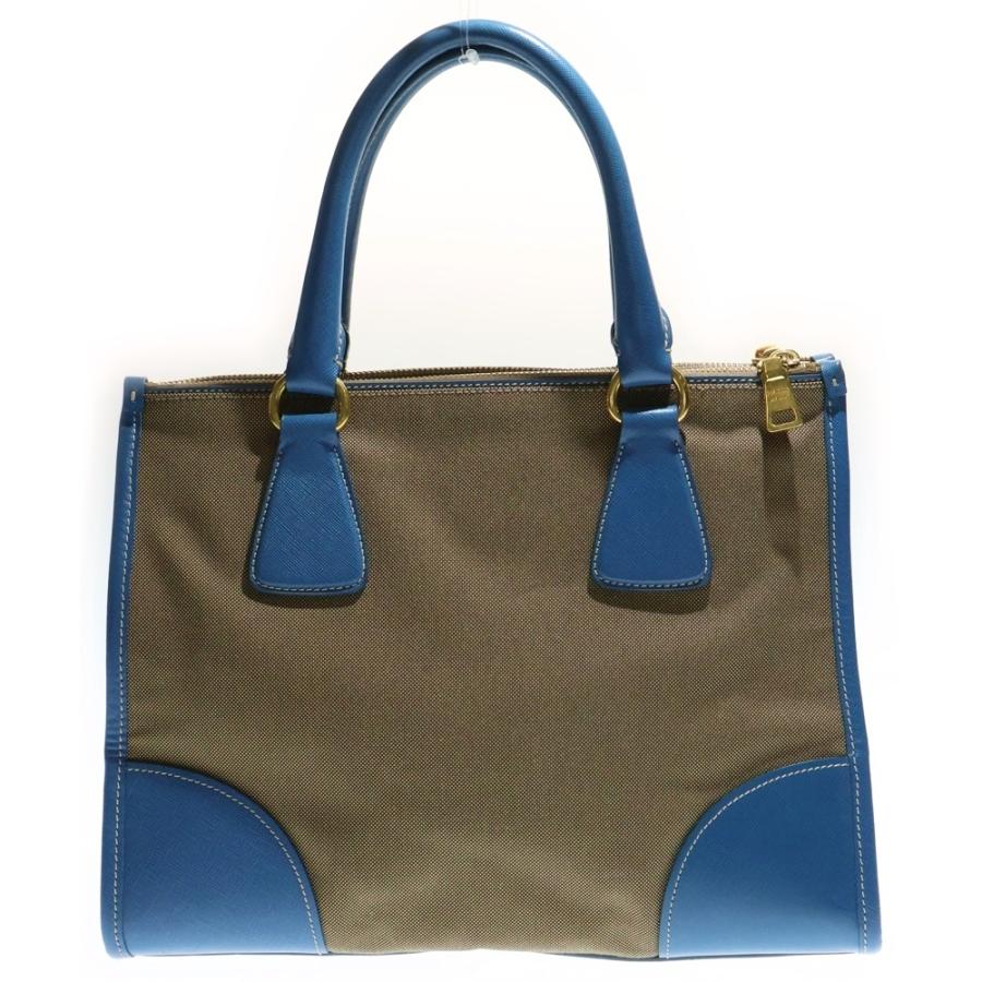 PRADA（プラダ） ロゴジャガード トートバッグ ハンドバッグ ブラウン 