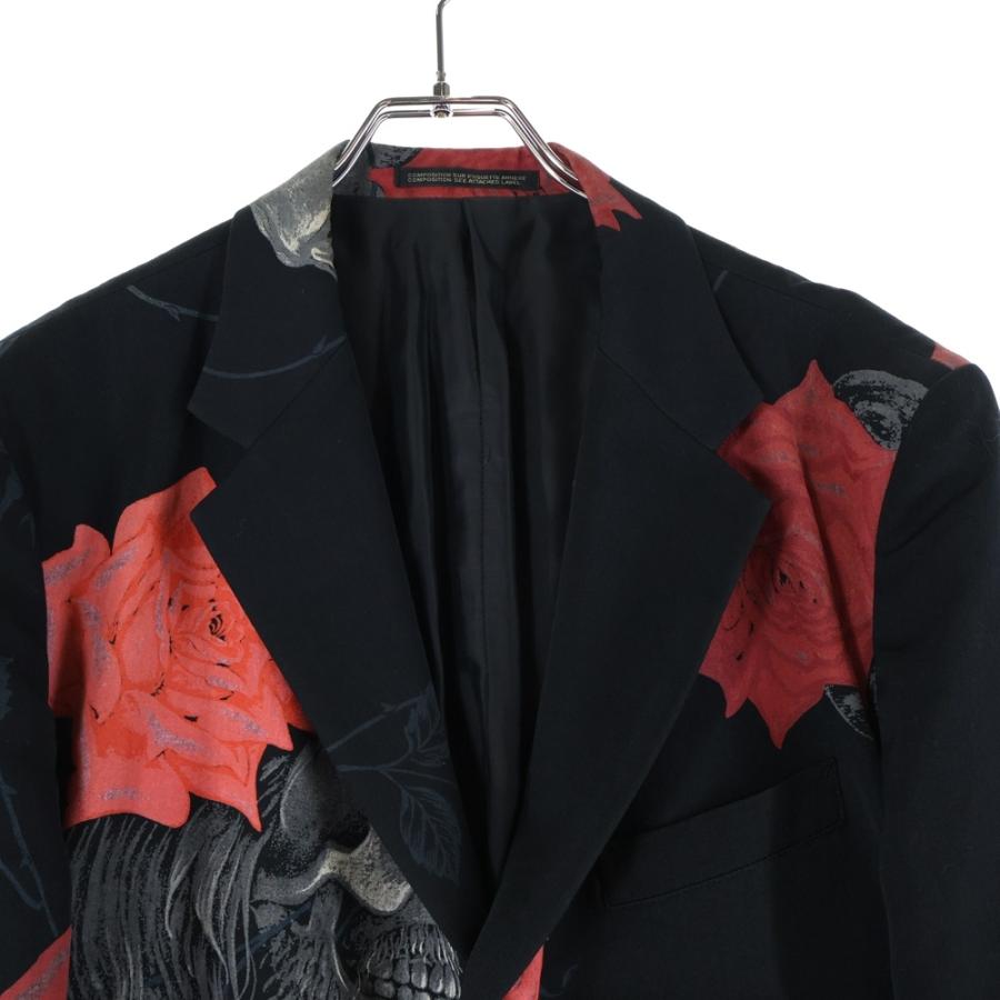 Yohji Yamamoto テーラードジャケット 18ss Yohji Yamamoto（ヨウジヤマモト） 18SS 復刻 スカルローズテーラード