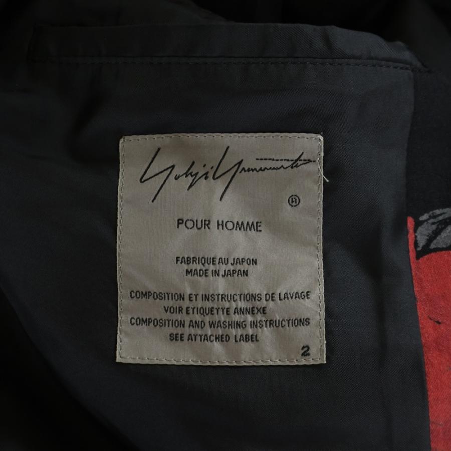 Yohji Yamamoto（ヨウジヤマモト） 18SS 復刻 スカルローズテーラード