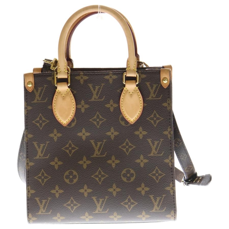 LOUIS VUITTON ルイヴィトン サックプラBB モノグラム レザー 2WAY ショルダーバッグ ハンドバッグ ゴールド金具 ブラウン M45847 LOUIS VUITTON（ルイ・ヴィトン） モノグラム サックプラBB 2WAY