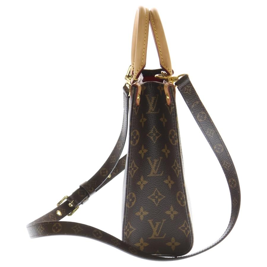 LOUIS VUITTON ルイヴィトン サックプラBB モノグラム レザー 2WAY ショルダーバッグ ハンドバッグ ゴールド金具 ブラウン M45847 LOUIS VUITTON（ルイ・ヴィトン） モノグラム サックプラBB 2WAY