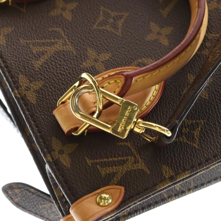 LOUIS VUITTON ルイヴィトン サックプラBB モノグラム レザー 2WAY ショルダーバッグ ハンドバッグ ゴールド金具 ブラウン M45847 LOUIS VUITTON（ルイ・ヴィトン） サックプラBB モノグラム ショルダー