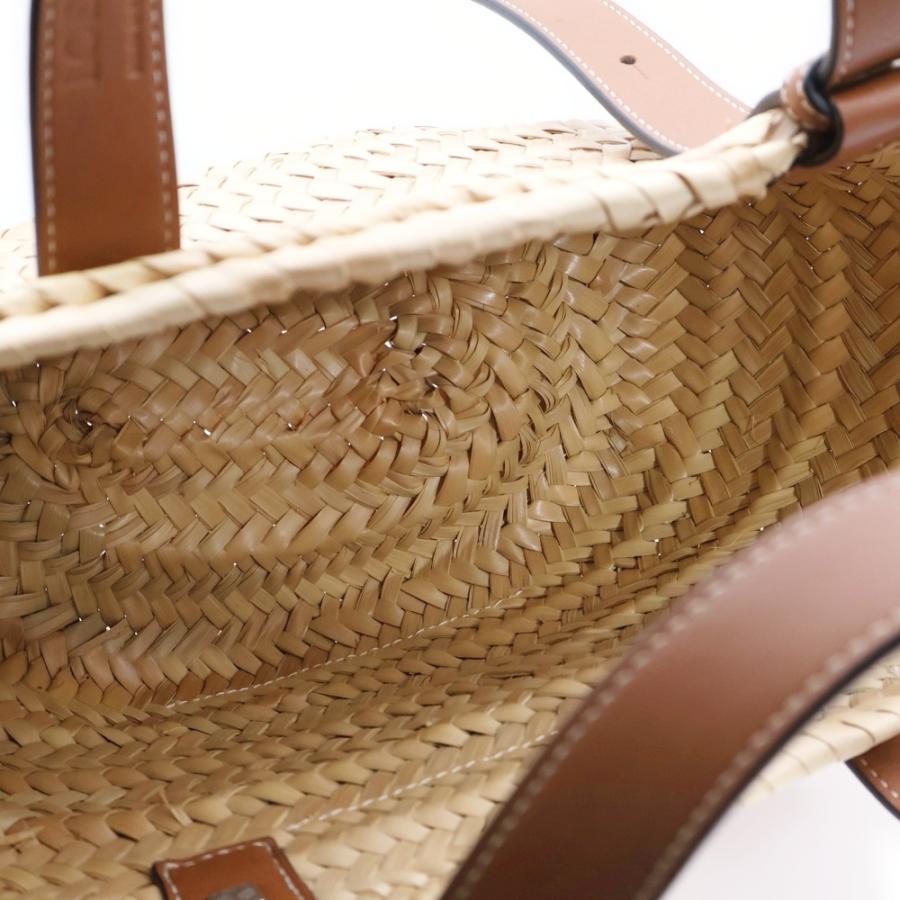 LOEWE (ロエベ) アナグラムレザーパッチ かごバッグ バスケット