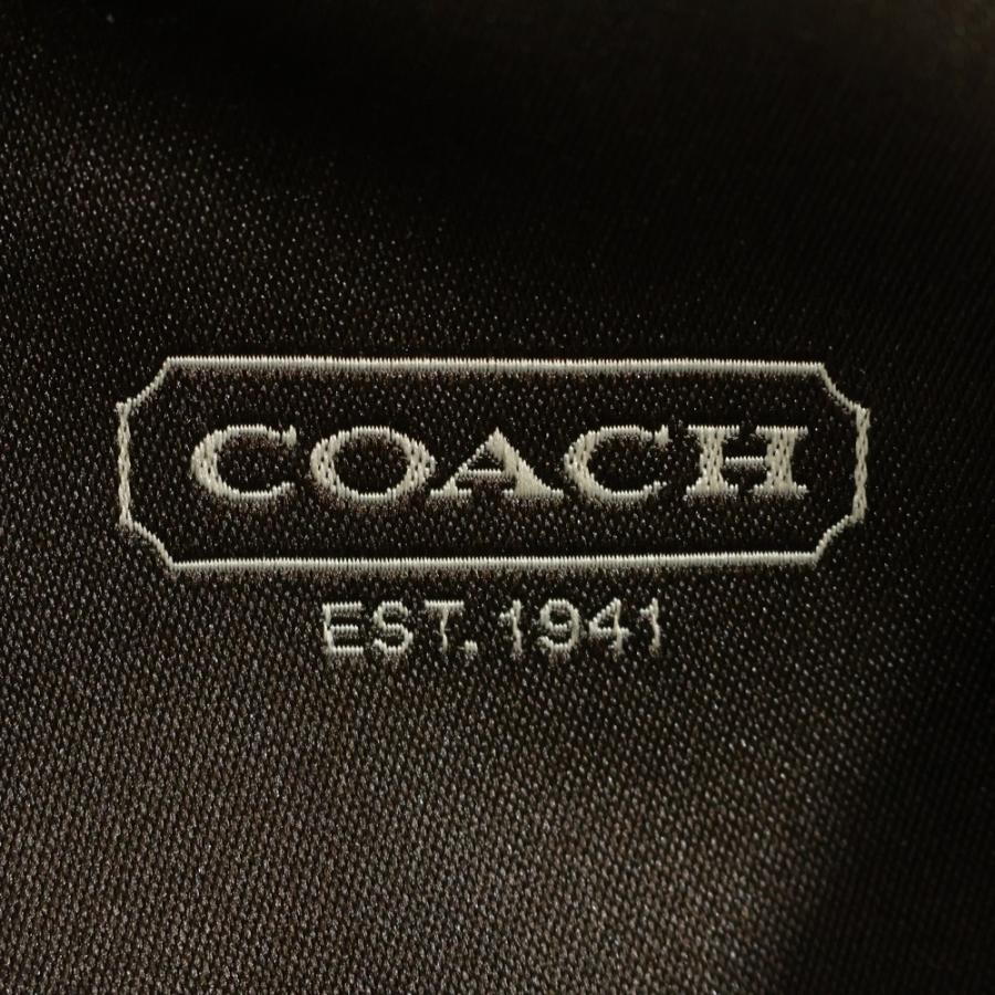 極美品✨近年モデル コーチ ライダースジャケット 裏地総柄 シグネチャー COACH（コーチ） 裏地シグネチャーロゴ総柄 ラムスキン レザー ジップ