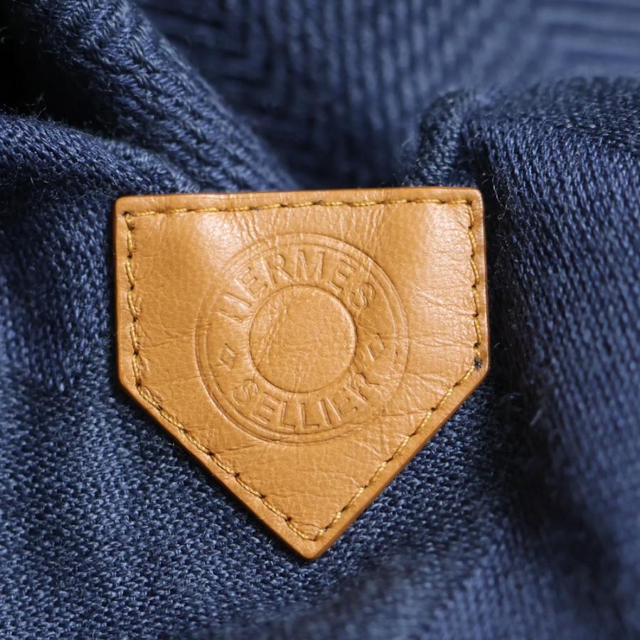HERMES（エルメス） エクスリブリス 総柄ジャガード シルク混 カシミヤ