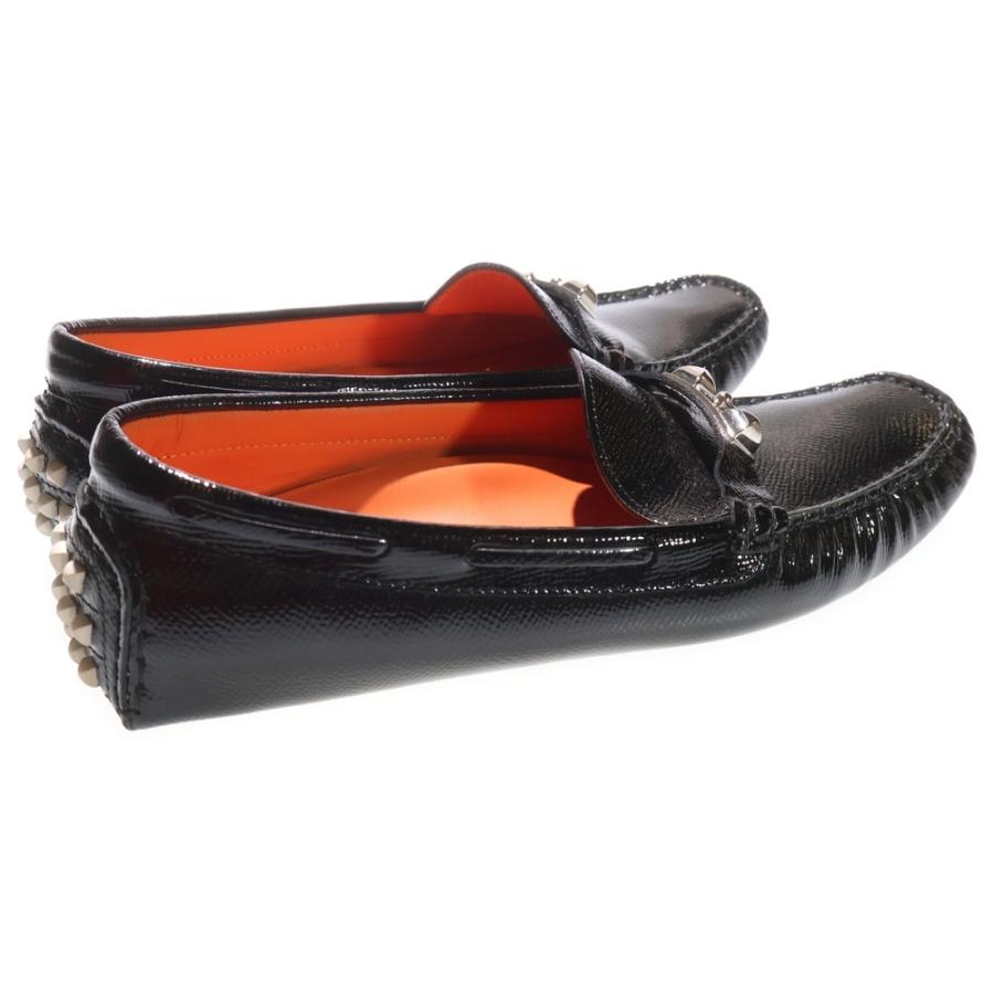 HERMES（エルメス） コリエドシアン スタッズバックル パテントレザー