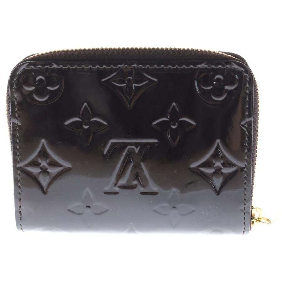 ルイヴィトン ジッピーパース ヴェルニ モノグラム アマラント コンパクト LOUIS VUITTON（ルイ・ヴィトン） ヴェルニ ジッピーコインパース