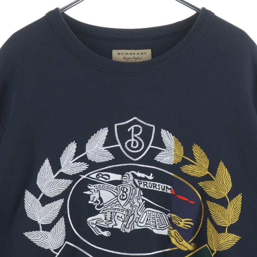 BURBERRY（バーバリー） ロゴ スウェット トレーナー ネイビー8007073