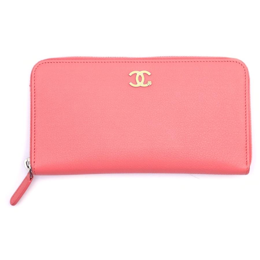 CHANEL（シャネル） ラッキーフラワー ラウンドファスナー長財布