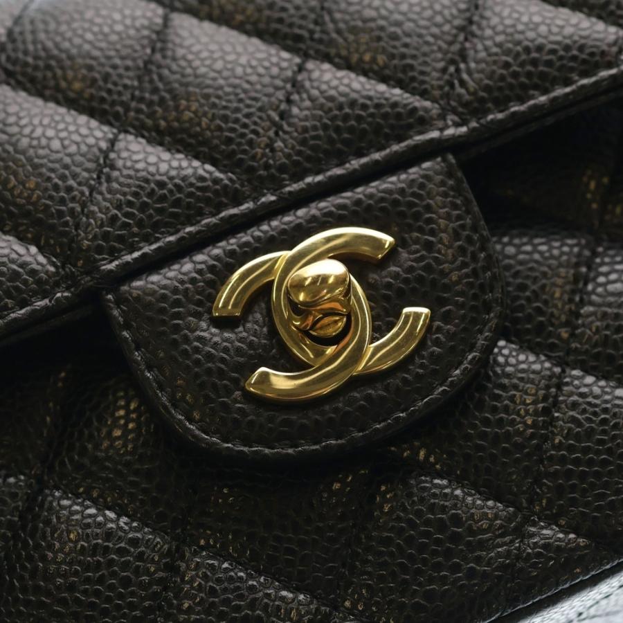 CHANEL（シャネル） マトラッセ23 キャビアスキン Wフラップ チェーン 