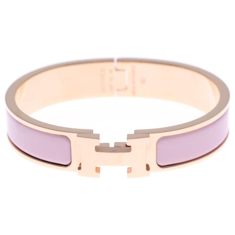 HERMES（エルメス） クリッククラック Hバングル ブレスレット ピンク