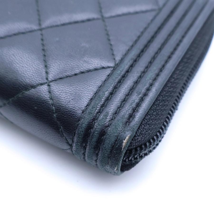 CHANEL（シャネル） ボーイシャネル ラウンドファスナー財布 ロング