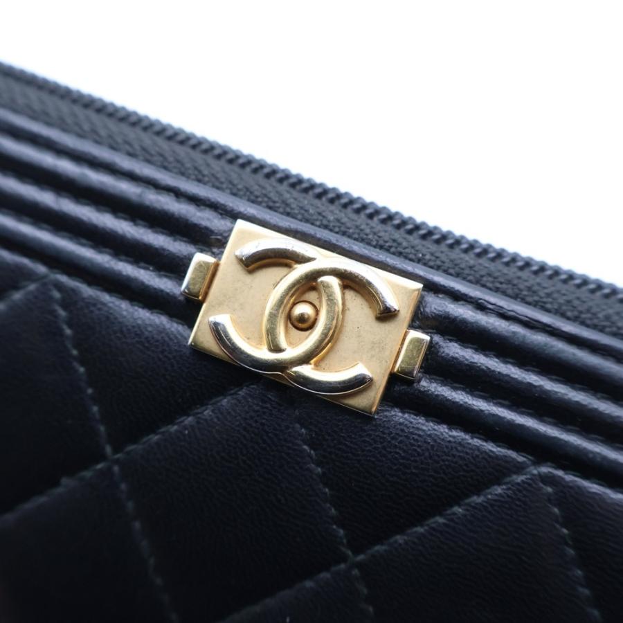 CHANEL（シャネル） ボーイシャネル ラウンドファスナー財布 ロング