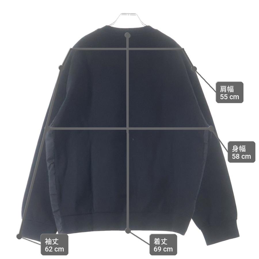 【極美品】PRADA 22AW RE-NYLON トライアングルロゴトレーナー PRADA（プラダ） 22AW RE-NYLON トライアングルロゴ スウェットクルー