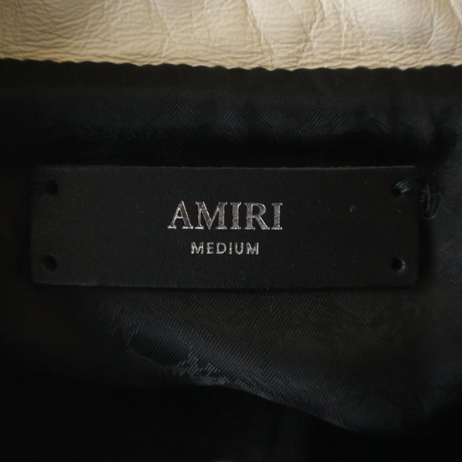 AMIRI（アミリ） 25FW MA Band バーシティロゴ ジャケット ブラック
