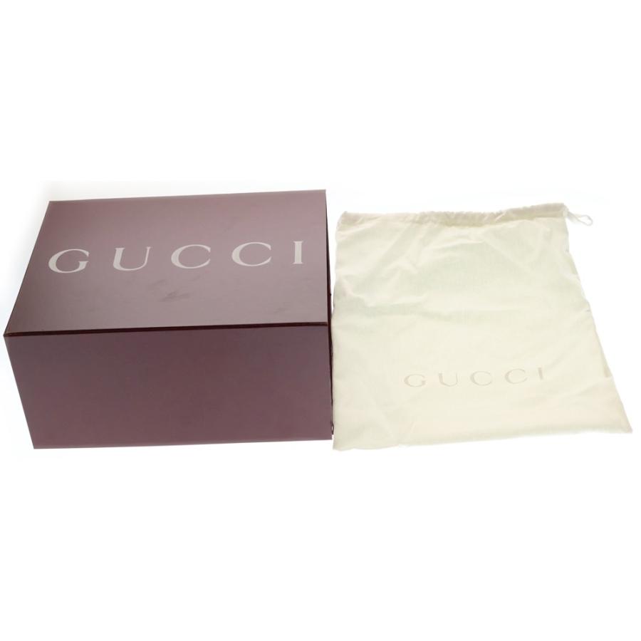 GUCCI グッチ GGマーモント ロゴプレート ラムスキン レザー 2WAY ハンド チェーン ショルダーバッグ ブラック ゴールド金具 847386_5