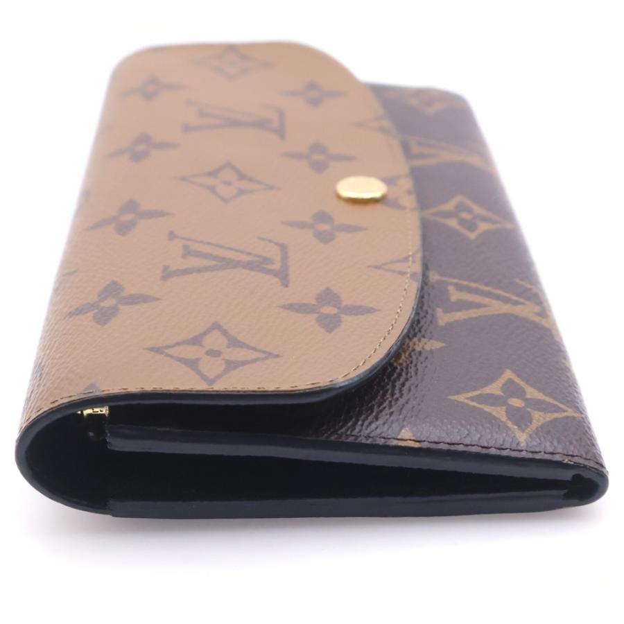 LOUIS VUITTON ルイヴィトン モノグラムリバース ポルトフォイユエミリー ロングウォレット カードケース 長財布 ブラウン PVCレザー M82157 ゴールド金具 LOUIS VUITTON（ルイ・ヴィトン） モノグラムリバース ポルトフォイユ