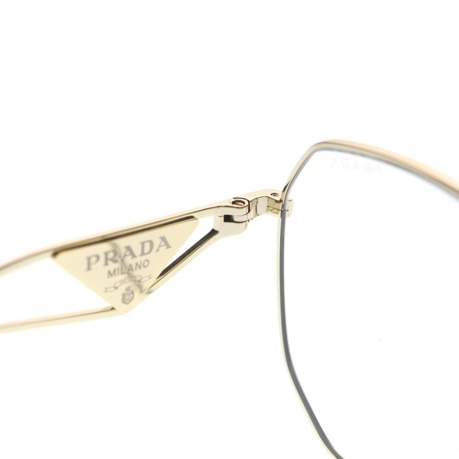 PRADA（プラダ） トライアングルロゴ ゴールドフレーム サングラス