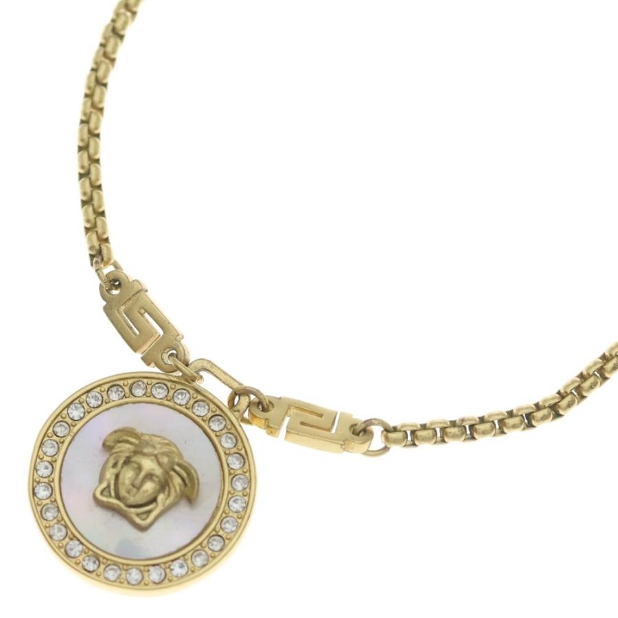 VERSACE メデューサラインストーンネックレス VERSACE（ヴェルサーチェ） ヴェルサーチ メデューサ ラインストーン