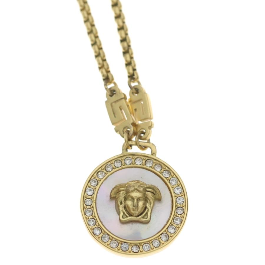 VERSACE メデューサラインストーンネックレス VERSACE（ヴェルサーチェ） ヴェルサーチ メデューサ ラインストーン