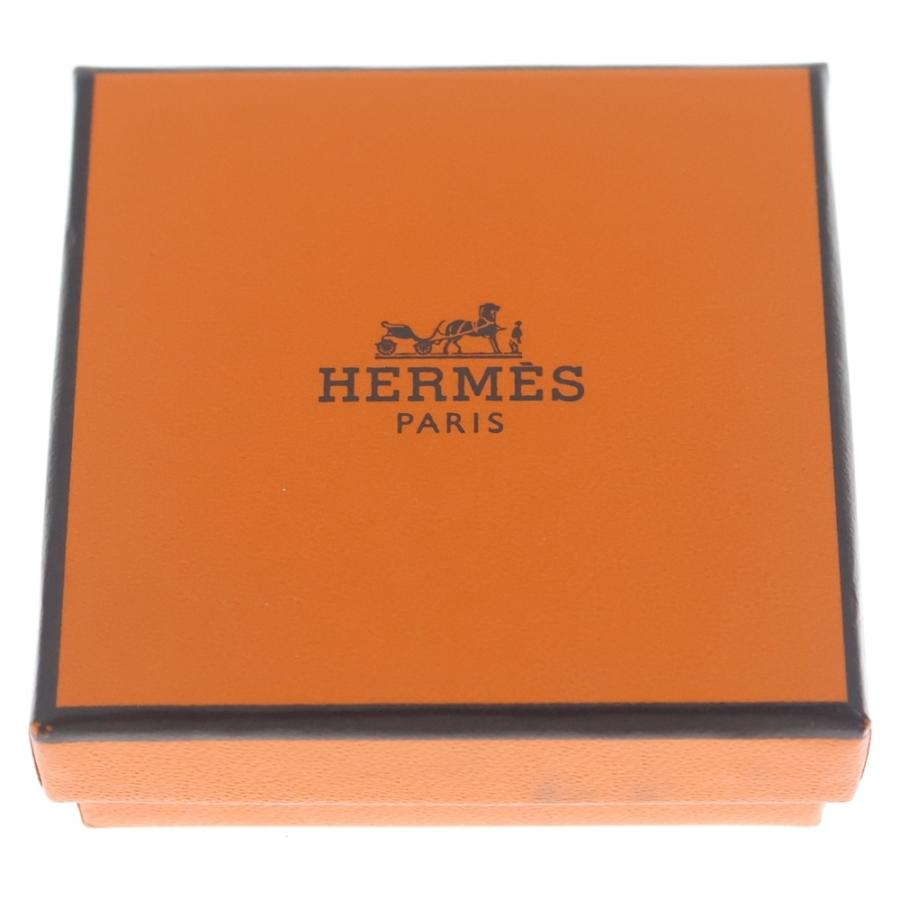 HERMES（エルメス） ポップアッシュ Hロゴ ピアス ゴールド/レッド