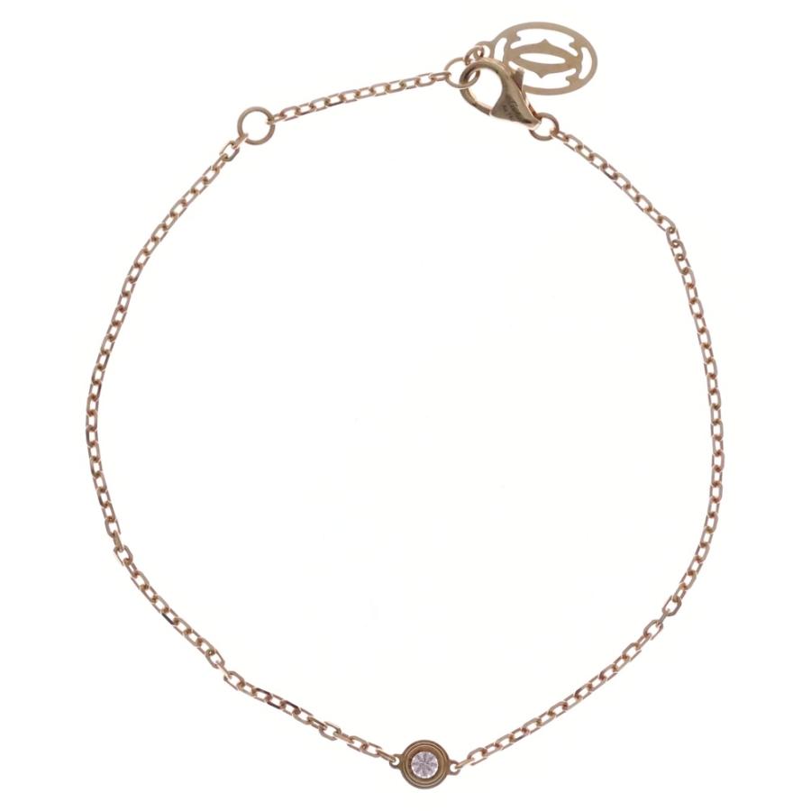 Cartier（カルティエ） ダムールSM 1Pダイヤ チェーン ブレスレット