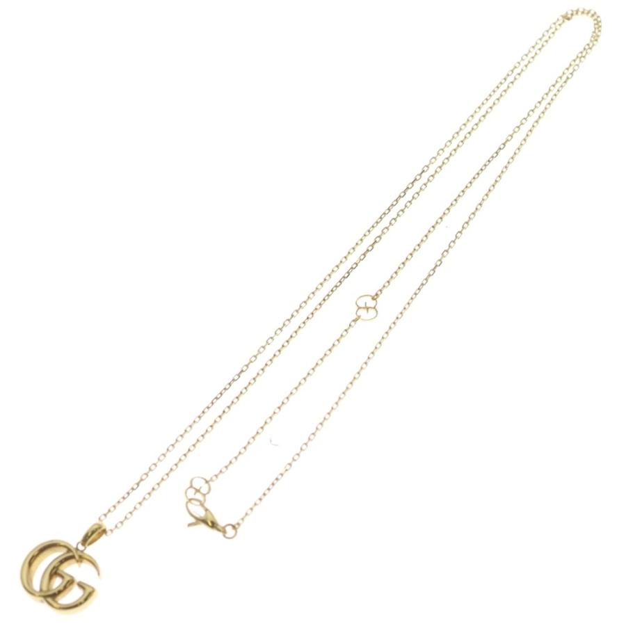 GUCCI（グッチ） GGロゴ ネックレス K18 Au750 YG イエローゴールド