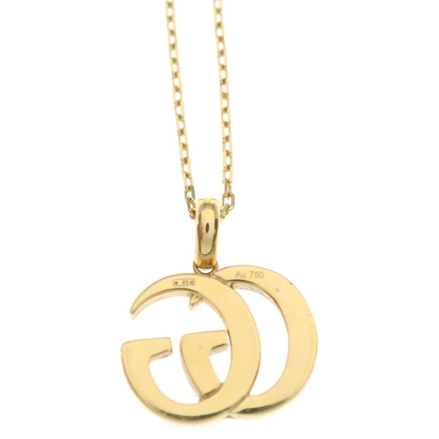 GUCCI GGロゴ 18Kネックレス　イエローゴールド GUCCI（グッチ） GGロゴ ネックレス K18 Au750 YG イエローゴールド