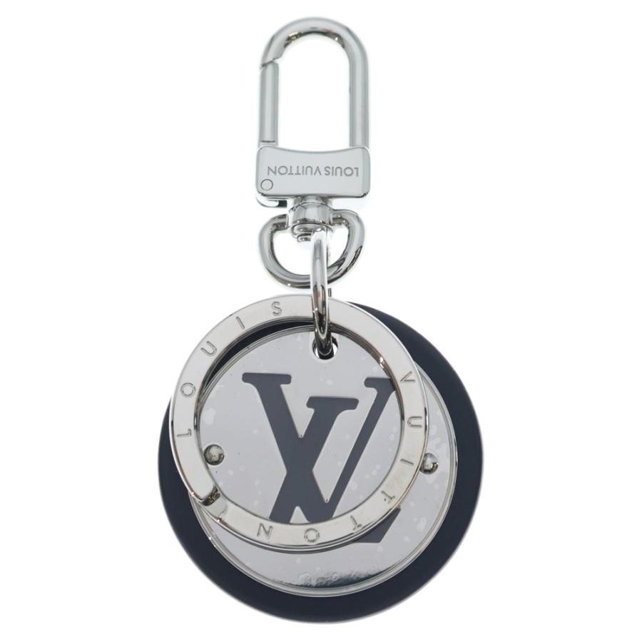 ✨美品✨ルイヴィトン　キーホルダー　LVサークル　キーリング　ロゴ　シルバー LOUIS VUITTON（ルイ・ヴィトン） LVサークル キーホルダー バッグ