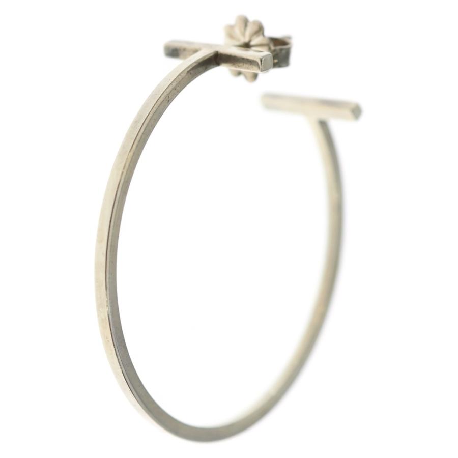 Tiffany & Co ティファニー　フープピアス　シルバー　SV925 TIFFANY&Co.（ティファニー） TIFFANY & Co. Tワイヤー フープピアス