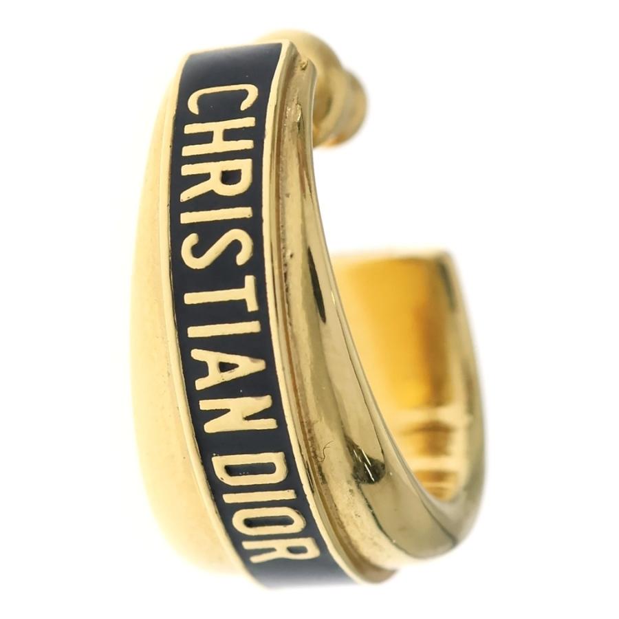 DIOR CODE ピアス Christian Dior（クリスチャン・ディオール） CODE ロゴ フープ ピアス