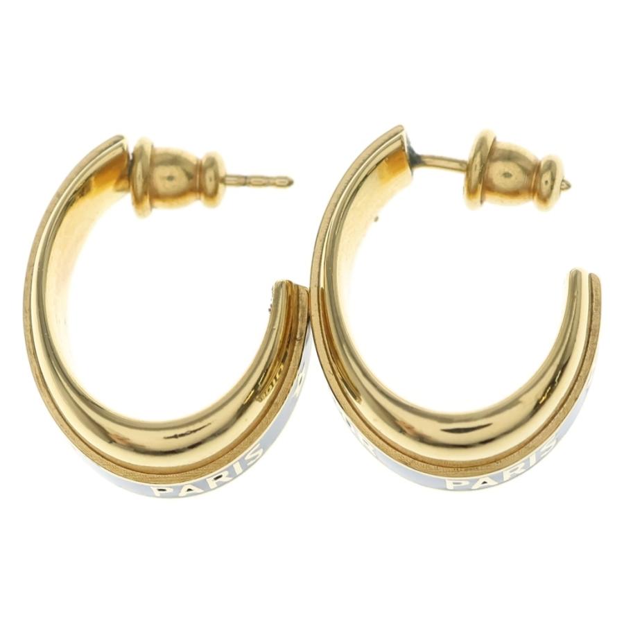 Christian Dior（クリスチャン・ディオール） CODE ロゴ フープ ピアス