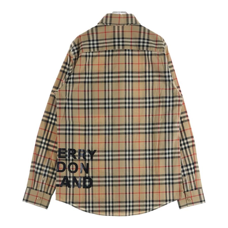 BURBERRY パーカー ファー ホースマーク ノバチェック ベージュ BURBERRY（バーバリー） ノバチェックシャツ ベージュ #M 8017567