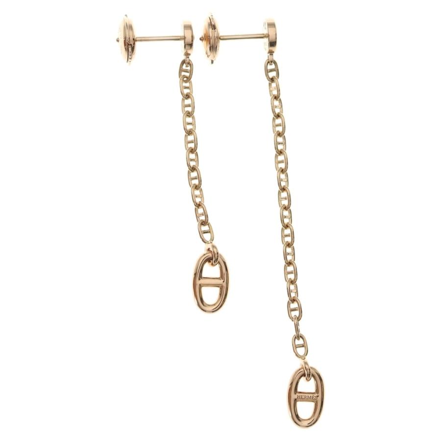 エルメス☆人気レア☆シェーヌ・ダンクル【ファランドール☆ピアス 正規 新品 HERMES（エルメス） シェーヌ・ダンクル ファランドール ピアス ピンク