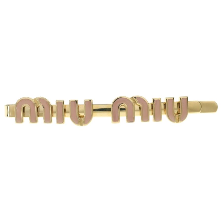 miumiu ミュウミュウ ロゴ GP ヘアピン ヘアクリップ ヘアアクセサリー