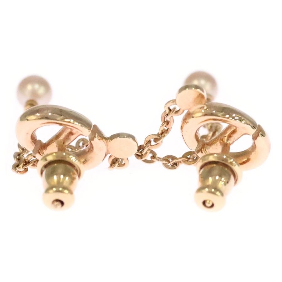 Christian Dior（クリスチャン・ディオール） ロゴ ピアス ピンク