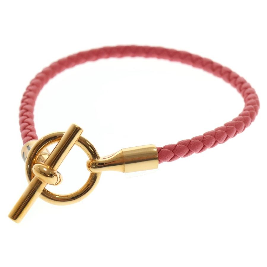 エルメス★ HERMES グレナン ブレスレットピンク ゴールド金具 楽天市場】HERMES エルメス グレナン ブレスレット レザー GP ピンク