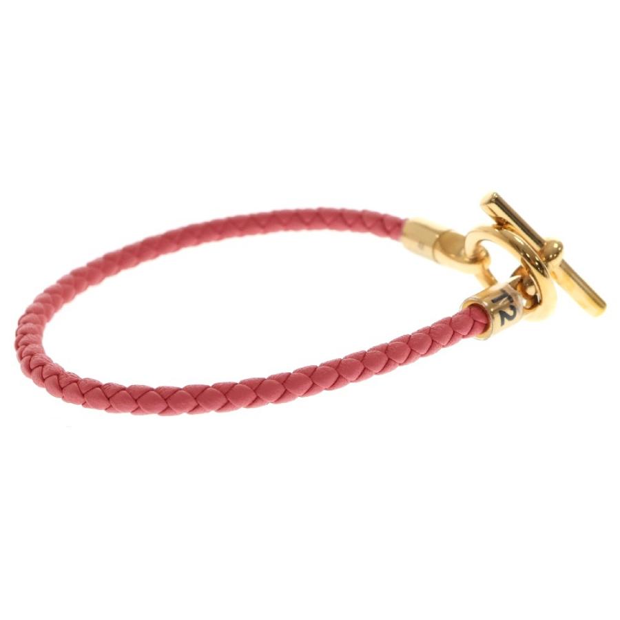 HERMES（エルメス） グレナン ドゥブルトゥール ピンク系 レザー