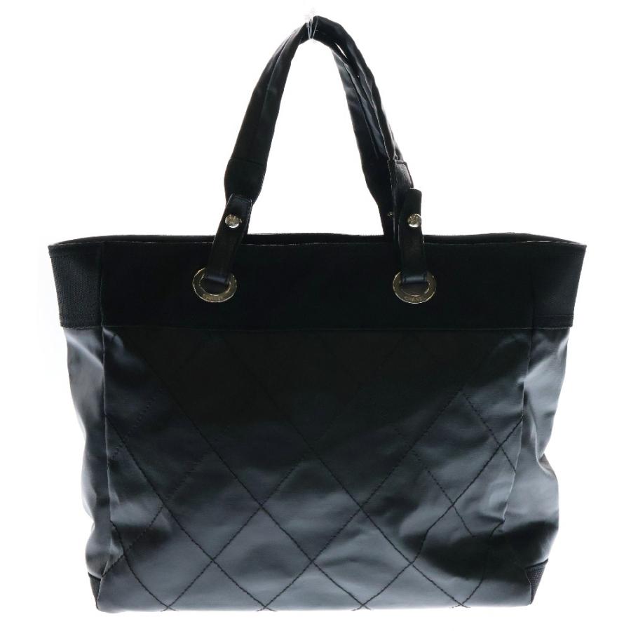 CHANEL（シャネル） パリビアリッツGM トートバッグ ブラック レザー