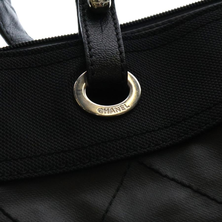 CHANEL（シャネル） パリビアリッツGM トートバッグ ブラック レザー
