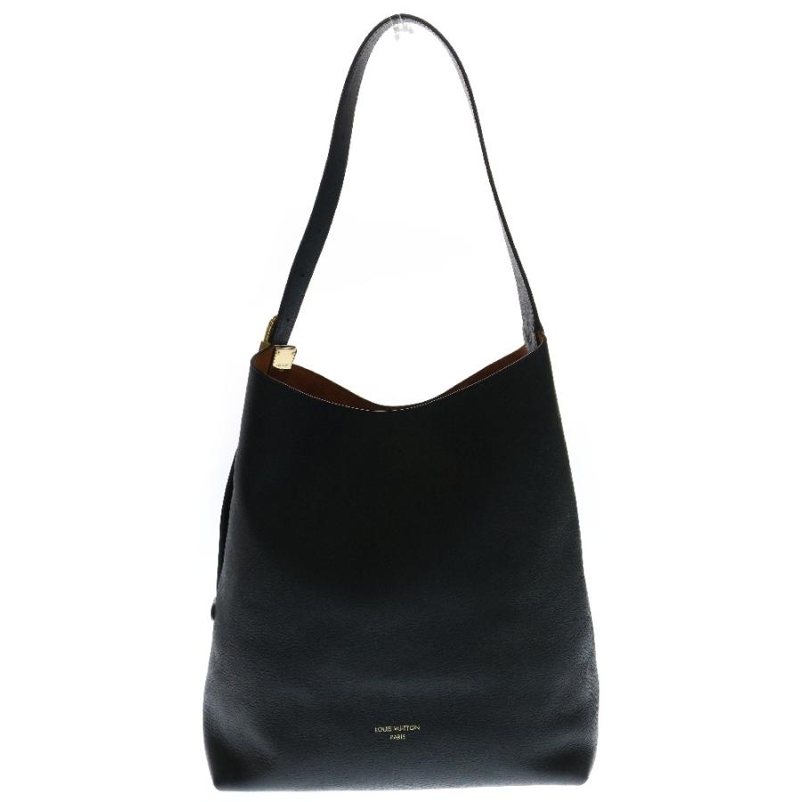 ルイ ヴィトン LOUIS VUITTON ショルダーバッグ ロウキー ホーボー MM レザー ブラック ゴールド レディース M24856 送料無料【中古】 z8017 LOUIS VUITTON - ルイ ヴィトン LOUIS VUITTON ショルダーバッグ